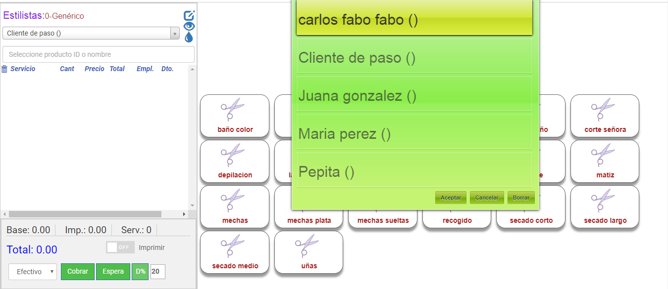 Clientes en espera
